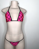 TEMPTATION. Hot Pink Bikini/Exotic Wear